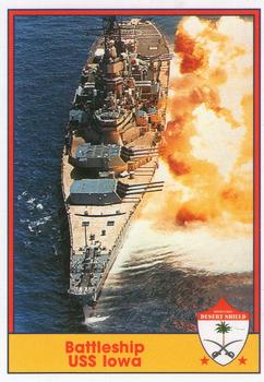 1991 Pacific Operation Desert Shield #63 Battleship USS Iowa Front