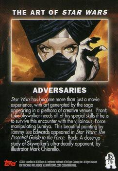 2010 Topps Star Wars Galaxy Series 5 #570 Adversaries Back