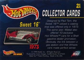 1999 Comic Images Hot Wheels #21 Sweet 16 Back