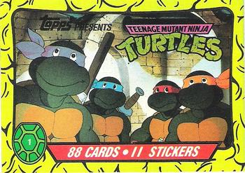 1989 Topps Teenage Mutant Ninja Turtles #1 The Epic Begins Front