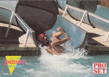 1991 Pro Set Bill & Ted's Most Atypical Movie Cards #32 Napoleon discovers that the water slide Front