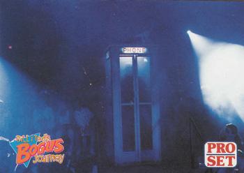 1991 Pro Set Bill & Ted's Most Atypical Movie Cards #89 A phone booth lands in the middle of the audience Front