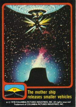 1978 Topps Close Encounters of the Third Kind #64 The mother ship releases smaller vehicles Front