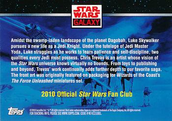 2011 Topps Star Wars Galaxy Series 6 - Promos #NNO Chris Trevas (Luke; Official Star Wars Fan Club) Back