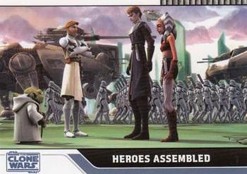 2008 Topps Star Wars: The Clone Wars #39 Heroes Assembled Front