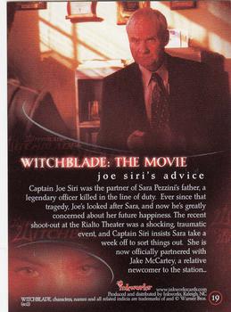 2002 Inkworks Witchblade Season 1 #19 Joe Siri's Advice Back