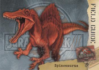 2001 Inkworks Jurassic Park III 3D #57 Spinosaurus Front