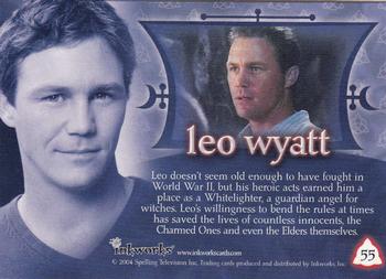 2004 Inkworks Charmed Connections #55 Leo Wyatt Back