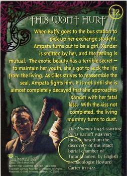 1999 Inkworks Buffy the Vampire Slayer Season 2 #12 