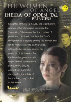 2000 Inkworks Angel Season 1 #72 Jheira of Oden Tal - Princess Back
