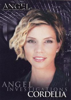 2003 Inkworks Angel Season 4 #69 Cordelia Front