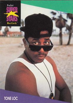 1991 Pro Set SuperStars MusiCards #138 Tone Loc Front