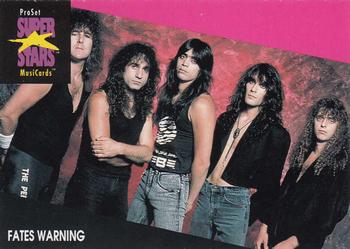 1991 Pro Set SuperStars MusiCards #175 Fates Warning Front