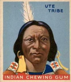 1947 Goudey Indian Gum (R773) #8 Chief of the Ute Tribe Front