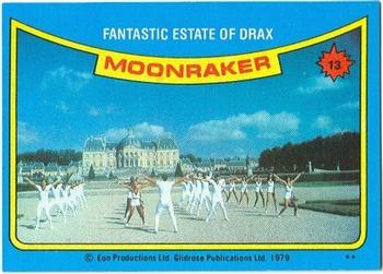 1979 Topps Moonraker #13 Fantastic estate of Drax Front