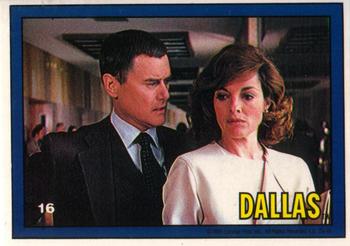 1981 Donruss Dallas #16 J.R. & Sue Ellen Front