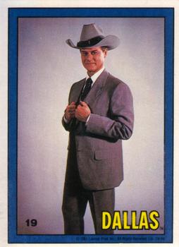 1981 Donruss Dallas #19 J.R. Ewing portrait Front
