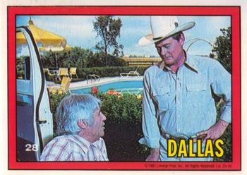 1981 Donruss Dallas #28 Jock & J.R. Front
