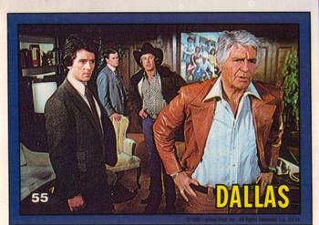 1981 Donruss Dallas #55 Jock takes command Front