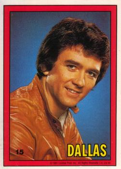 1981 Donruss Dallas #15 Bobby Ewing portrait Front
