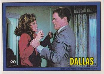 1981 Donruss Dallas #20 Not a tender moment Front