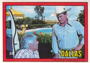 1981 Donruss Dallas #28 Jock & J.R. Front
