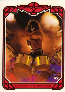 1978 Donruss Kiss #42 Eric Carr Front