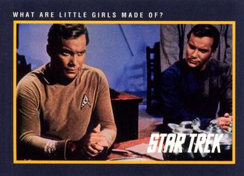 1991 Impel Star Trek 25th Anniversary #19 What Are Little Girls Made Of? Front