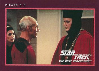 1991 Impel Star Trek 25th Anniversary #270 Picard & Q Front