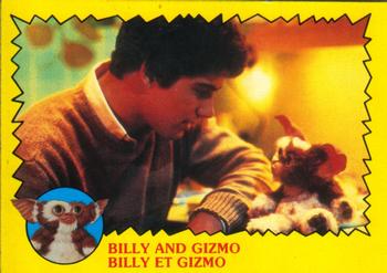 1984 O-Pee-Chee Gremlins #19 Billy and Gizmo Front