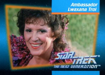 1992 Impel Star Trek: The Next Generation #017 Ambassador Lwaxana Troi Front