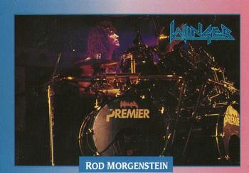 1991 Brockum Rock Cards #84 Rod Morgenstein Front