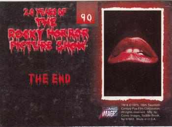 1995 Comic Images 20 Years of the Rocky Horror Picture Show #90 THE END Back