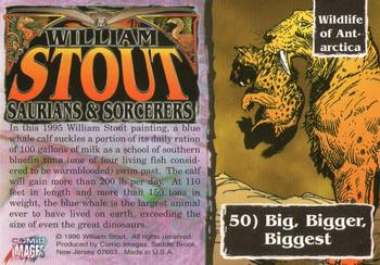 1996 Comic Images William Stout 3: Saurians and Sorcerers #50 Big, Bigger, Biggest Back