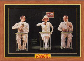 1995 Collect-A-Card Coca-Cola Collection Series 4 #347 Window display, Mizen 1926 Front