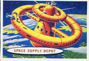 1957 Topps Space #53 Space Supply Depot Front