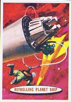 1957 Topps Space #70 Refueling Interplanet Ship Front