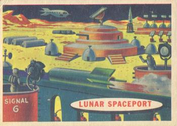 1968 Topps Target Moon (Salmon Backs) #64 Lunar Spaceport Front