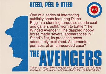 1992-95 Cornerstone Avengers #66 Steed, Peel & Steed Back