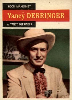 1958 Topps T.V. Westerns #33 Jock Mahoney as Yancy Derringer Front