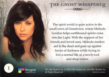 2009 Breygent Ghost Whisperer Seasons 1 & 2 #1 The Ghost Whisperer Back