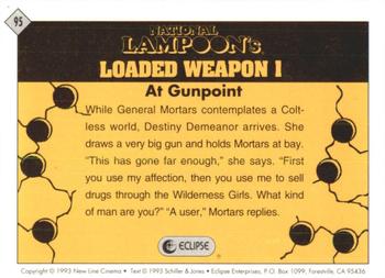 1993 Eclipse Loaded Weapon 1 #95 At Gunpoint Back