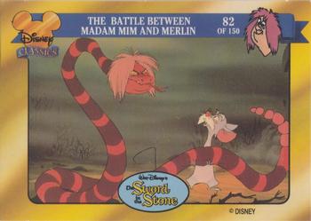 1993 Dynamic Disney Classics #82 The battle between Madam Mim and Merlin Front