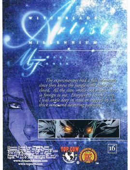 2000 Dynamic Forces Witchblade Millennium #16 The experimentees had a full advantage since Back