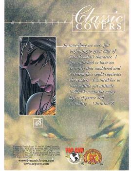 2000 Dynamic Forces Witchblade Millennium #48 In issue three we were first beginning to get Back