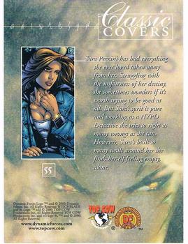 2000 Dynamic Forces Witchblade Millennium #55 Sara Pezzini has had everything she ever love Back