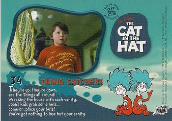 2003 Comic Images The Cat in the Hat #34 Thing Catchers Back