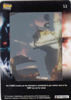 2003 ArtBox Terminator 2 FilmCardz #53 T1000 in Helicopter Back