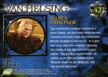 2004 Comic Images Van Helsing #42 Igor's Prisoner Back