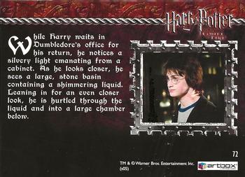 2005 ArtBox Harry Potter and the Goblet of Fire #72 The Pensieve Back